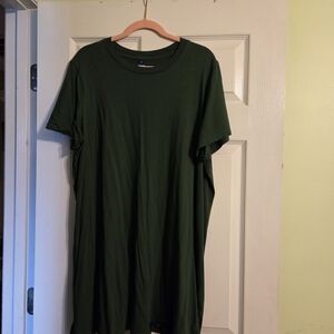 Old Navy Forest Green T-Shirt Dress Size XL